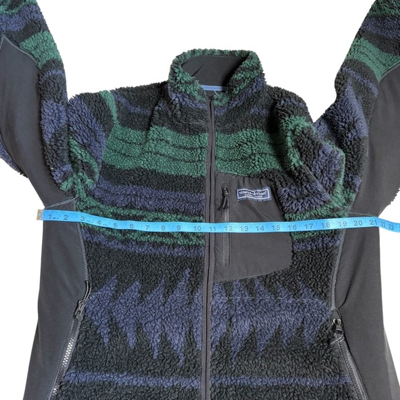 Vineyard Vines Men's Fleece Full Zip Sherpa Jacket in Tonal Nordic M Outerwear‎ - Picture 5 of 13